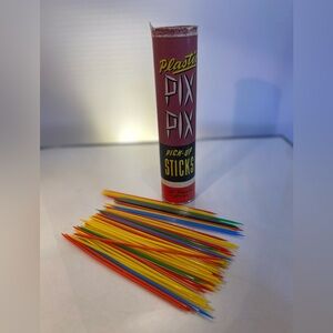 Vtg 1950’s Whitman “Pix Pix” Plastic Pick Up Sticks. 31 VTG FULL SET! Plus MORE!